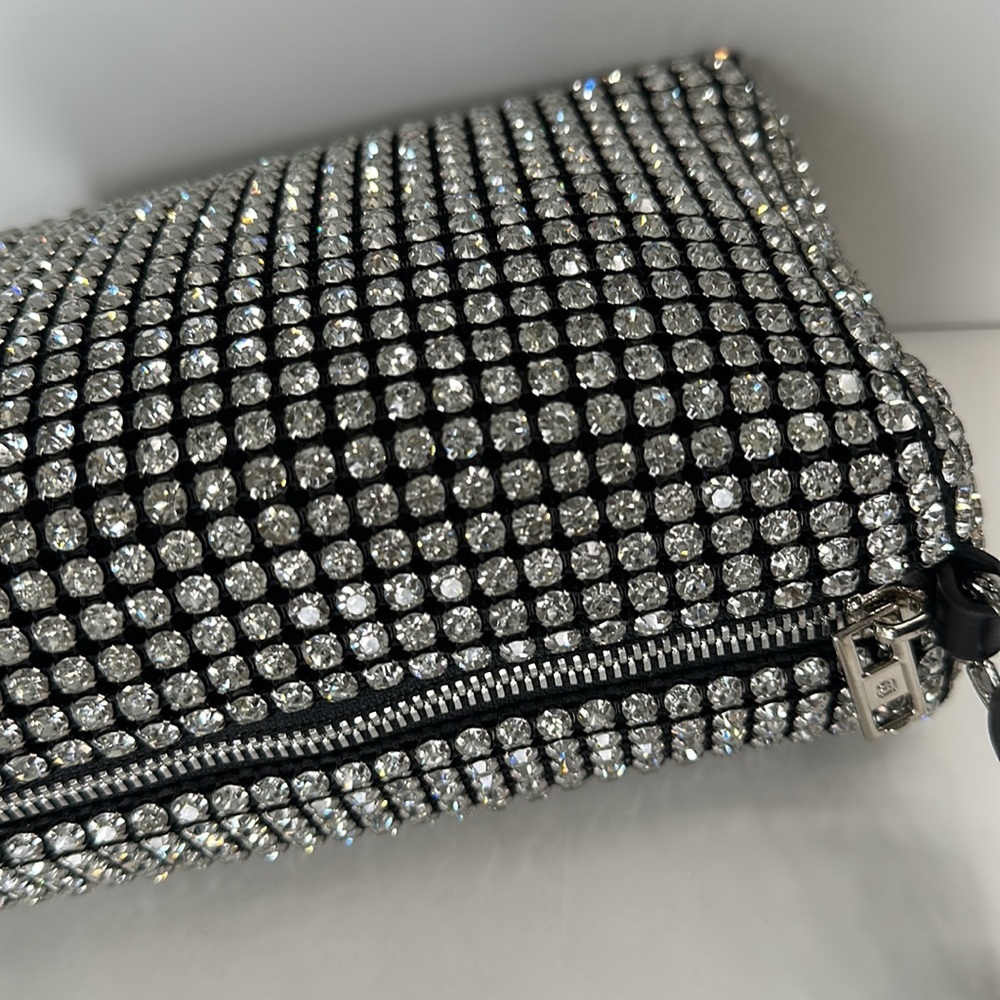 โจ Alexander Wang Rhinestone Mesh Pouch - Picture 7 of 13